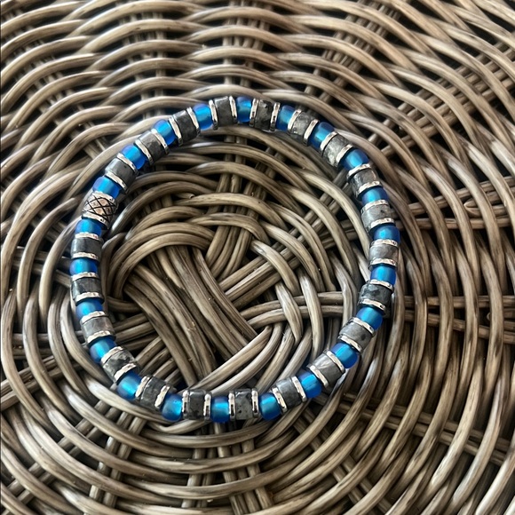 Aurum Brothers Labradorite IV 6mm Beaded Bracelet